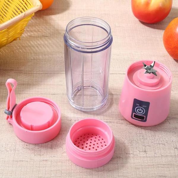 Portable USB Electric Juicer – 6-Blade Blender & Shaker