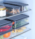 Plastic Storage Containers Set for Kitchen | Pantry Organizers Kitchen Accessories Items,Fridge Storage Boxes | Leak-Proof, Durable, and Space-Saving (4, 2500ml) (1200 ML, 6)