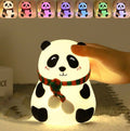Panda Night Light for Kids - Soft Silicone Rechargeable Lamp