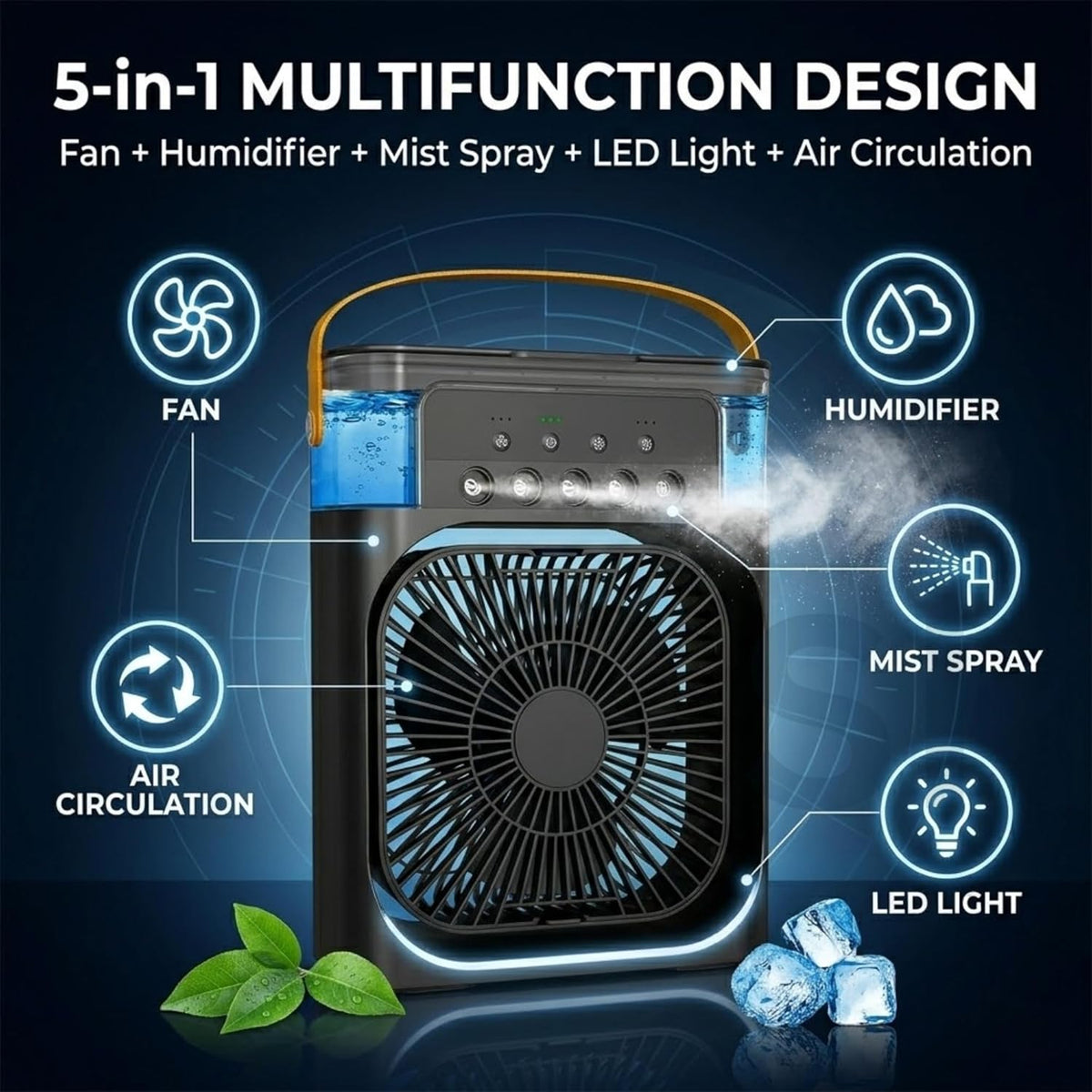 Mini Cooler for Room Cooling AC Portable Mini Fan