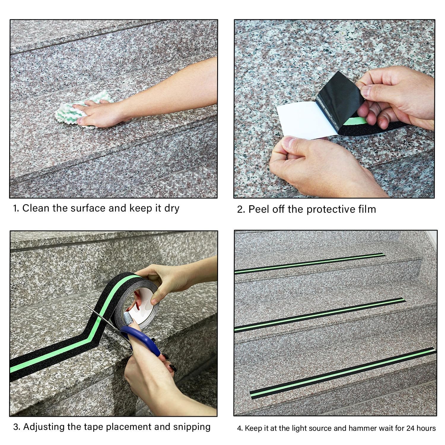 Anti Slip Tape With radium Glow [10 Meter]